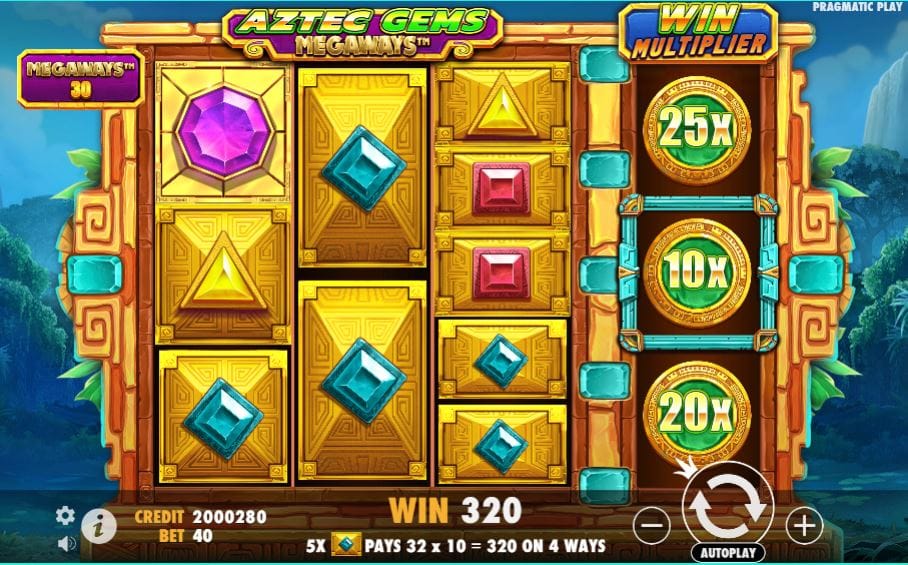 Aztec Gems Megaways Slot