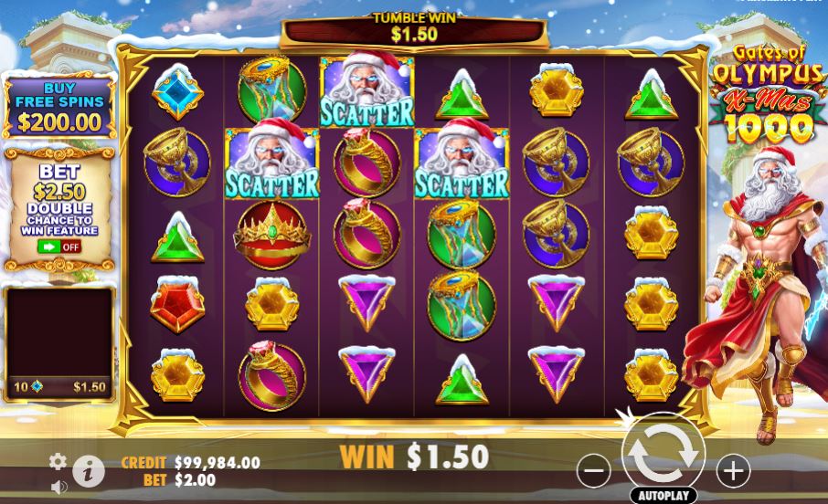 Gates of Olympus Xmas 1000