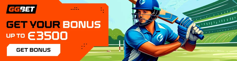 GGBet betting and esports banner showcasing a €3,500 sports and esports welcome bonus, with dynamic imagery of CS2 and Dota 2 tournaments and bold promotional text.
