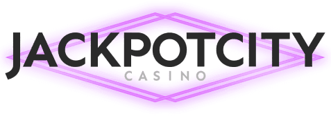 Logo of Jackpot City Casino featuring vibrant colors and a stylized design, representing excitement and gaming entertainment.