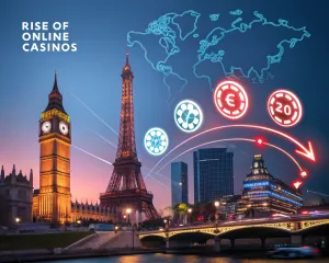 Онлайн казино в Европе – быстро развивающаяся отрасль